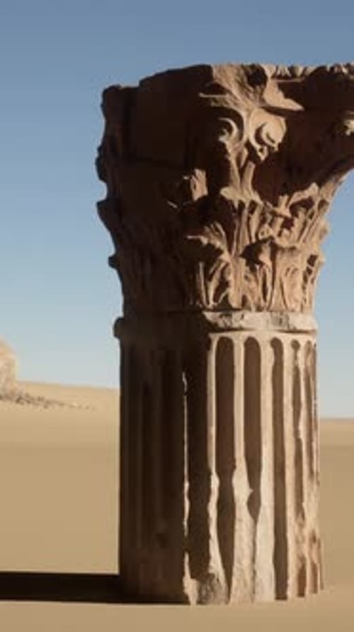 A Tall Pillar in the Middle of a Desert
