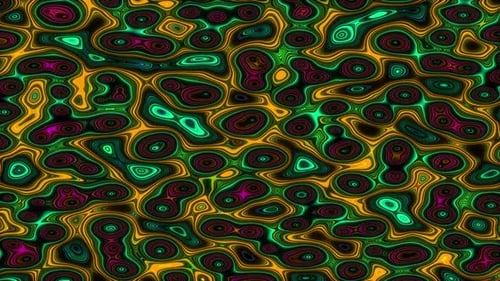 Abstract Liquid Flowing Colors Loop Background