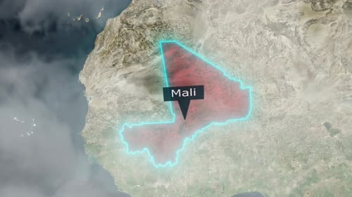 Mali Map - Clouds Effect