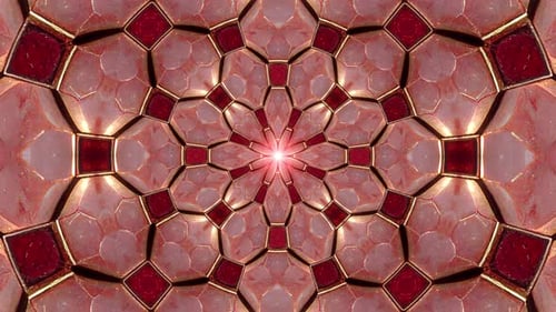 Modern Ruby Stone Tile Background Seamless Loop