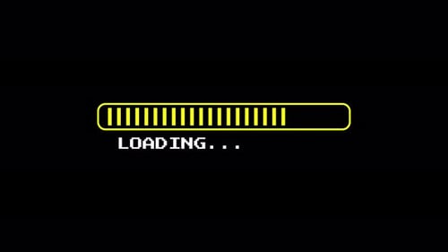 Abstract Loading Glitch Visual