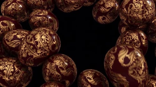 Royal Easter Greetings Eggs with alpha