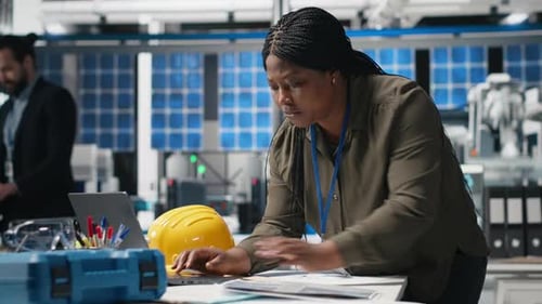 African American Industrial Inspector in Solar Energy Reviews Data on Papers