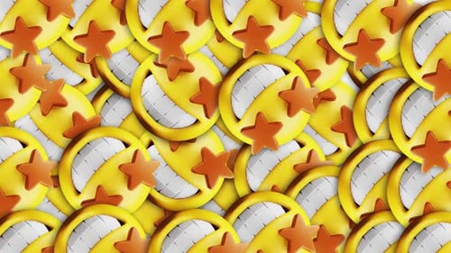 Star Struck Emoji Loop