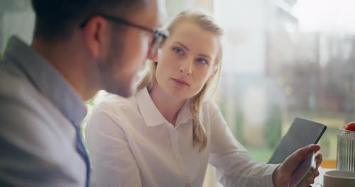 Business People Workers Talking Working in Office