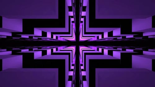 Flying Through Fractal Colorful Blocks Like in Construction Game