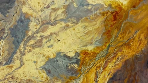 Textured Abstract Drone Pattern of Stunning Nature Landscape