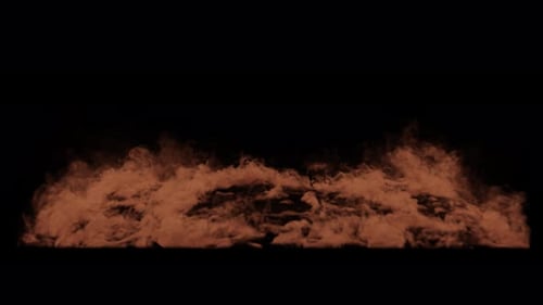 Dust in the wind on the ground