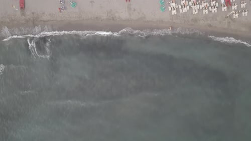 D-log Drone Beach Footage
