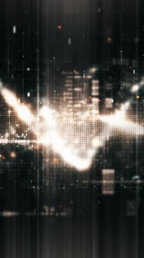 Futuristic Abstract Digital Data Stream Background