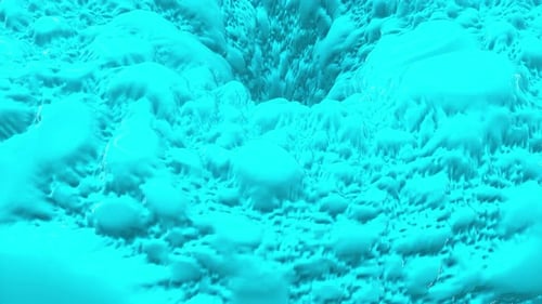 Streamen Sie blaue Flüssigkeit in abstrakter, superschneller Bewegung. Wassertintenhintergrund