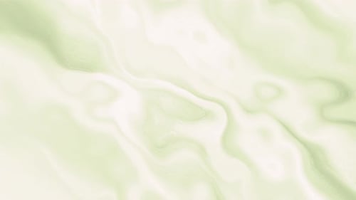 Abstract Fluid Green and White Organic Flowing Background Animation