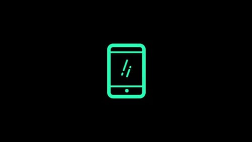 Mobile Phone icon animation