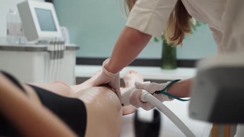Laser Hair Removal Treatment at Cosmetology Clinic