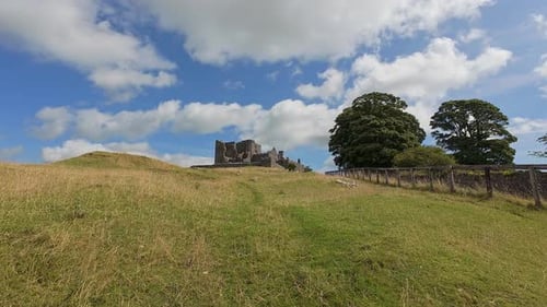 Ireland Epic Locations view of The Rock Of Cashel on the Trail from Hore Abbey on a summer day in Ca