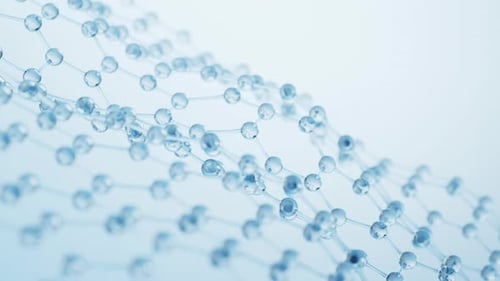 Molekülstruktur mit hexagonaler Form