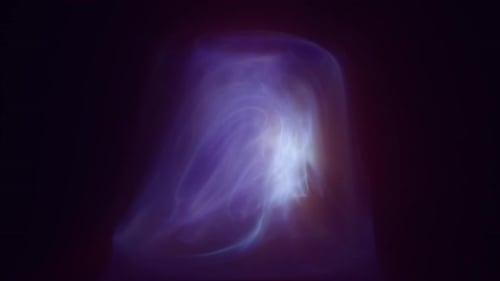 Abstract Ethereal Light Energy Swirl Loop