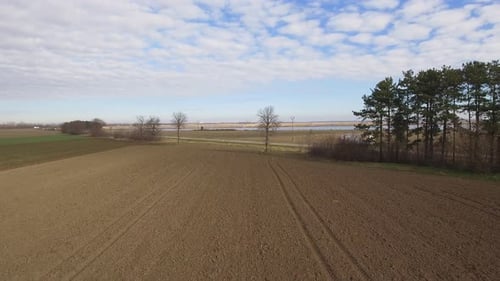A Truck Passing By On A Countryside Road