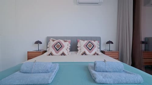 Modern Bedroom Interior with Clean Design