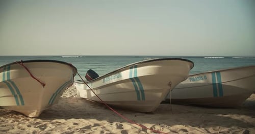 Bavaro, Punta Cana / Dominican Republic - May 19, 2019: Boats On