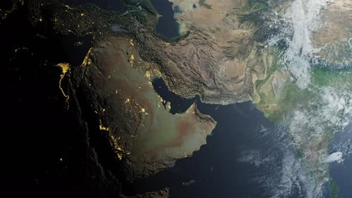 Arabia State Seen From the Space