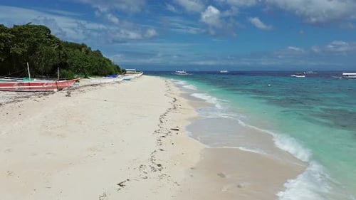 Tropical Beach with White Sand and Sea