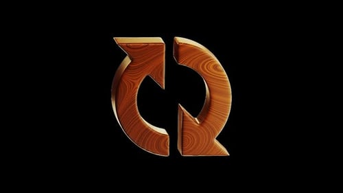 Bucle de iconos con círculo de flechas