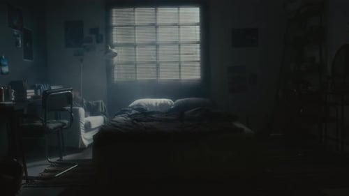 Dark Bedroom at Night