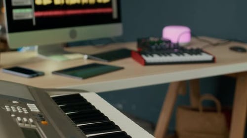 Music Production Studio with Smart Equipment