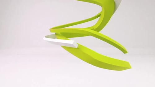 Green white Stripes and Ribbons