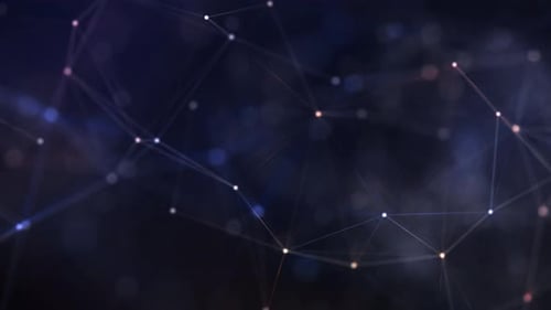 Animated Digital Plexus Network Background Loop
