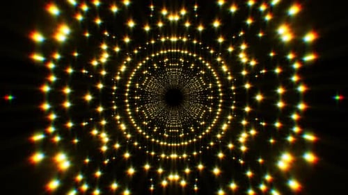 Glitzernde gelbe Festlichter