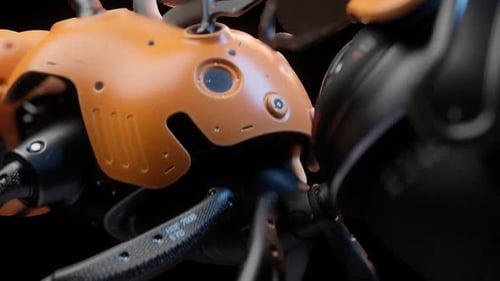 Cybernetic Hornet’s Metallic Armor Design