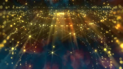 Rotierende Sterne, Bühne, Raumbewegungshintergrund 1