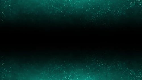 Abstract Glowing Teal Particle Loop Background