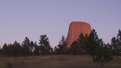 Devils Tower, Wyoming. Weitwinkel