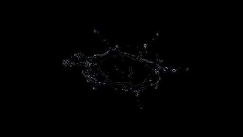 Dynamic Water Splash Reveal Transition