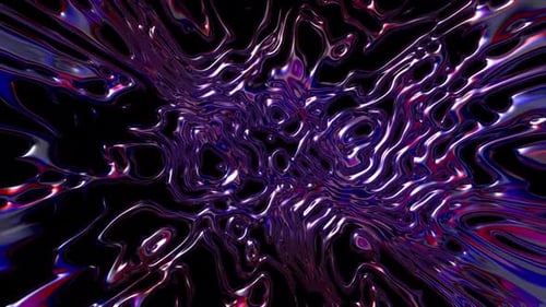 Abstract Fluid Metallic Wave Background Loop