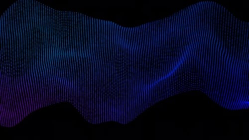 Abstract digital particle wave and lights background, digital effect animation cyber technology. 9