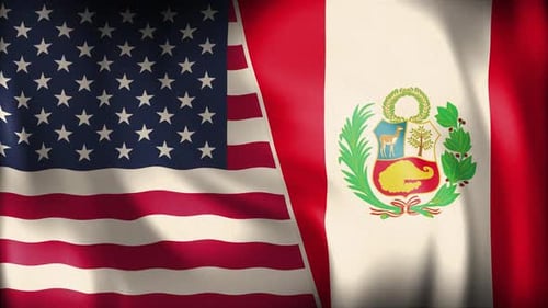 Usa And Peru Background Loop