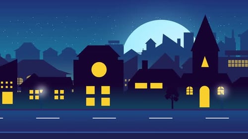 City Highway At Night