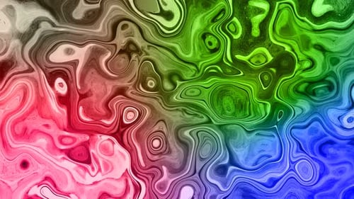 Colorful Abstract Flowing Liquid Waves Motion Background