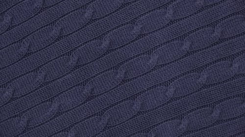 Blue Knit Texture Background Panning Slowly Across