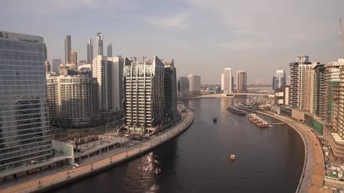 Video about skyscrapers in the city of Dubai United Arab Emirates