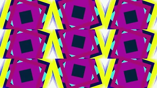 Neon Hypnotic Tunnel Background Video