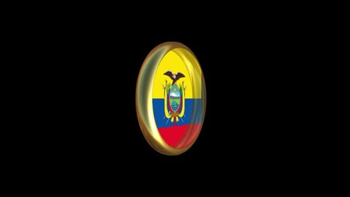 Ecuador Flag Animation