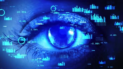 Blockchain Connections and Bar Charts Stock Market Crash Stock Market Index Intro