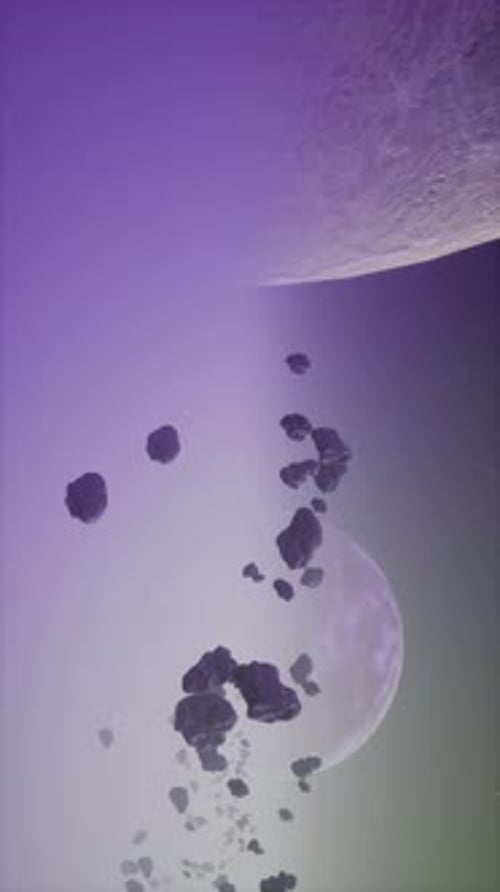 a Large Cluster of Asteroids Near an Unknown Planet Vertical