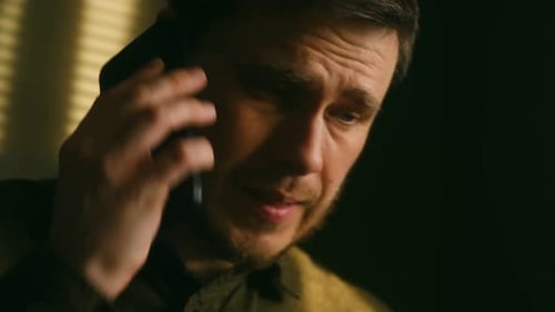 Man Talking on the Cell Phone