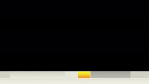 Game Time Collection: A grey, white and yellow rectangular logo reveal element appearing on the bott